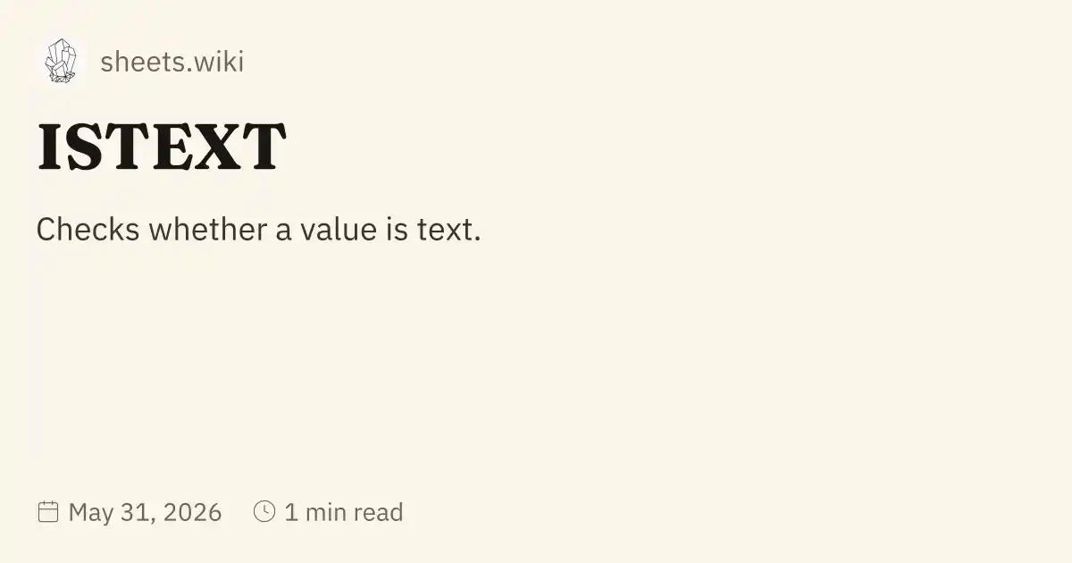 ISTEXT