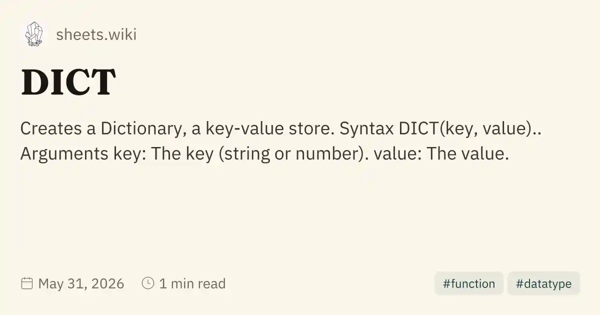 DICT